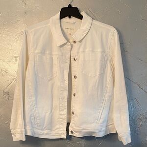 Vince Camuto White Denim Jacket